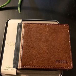 Brown Leather Fossil Wallet